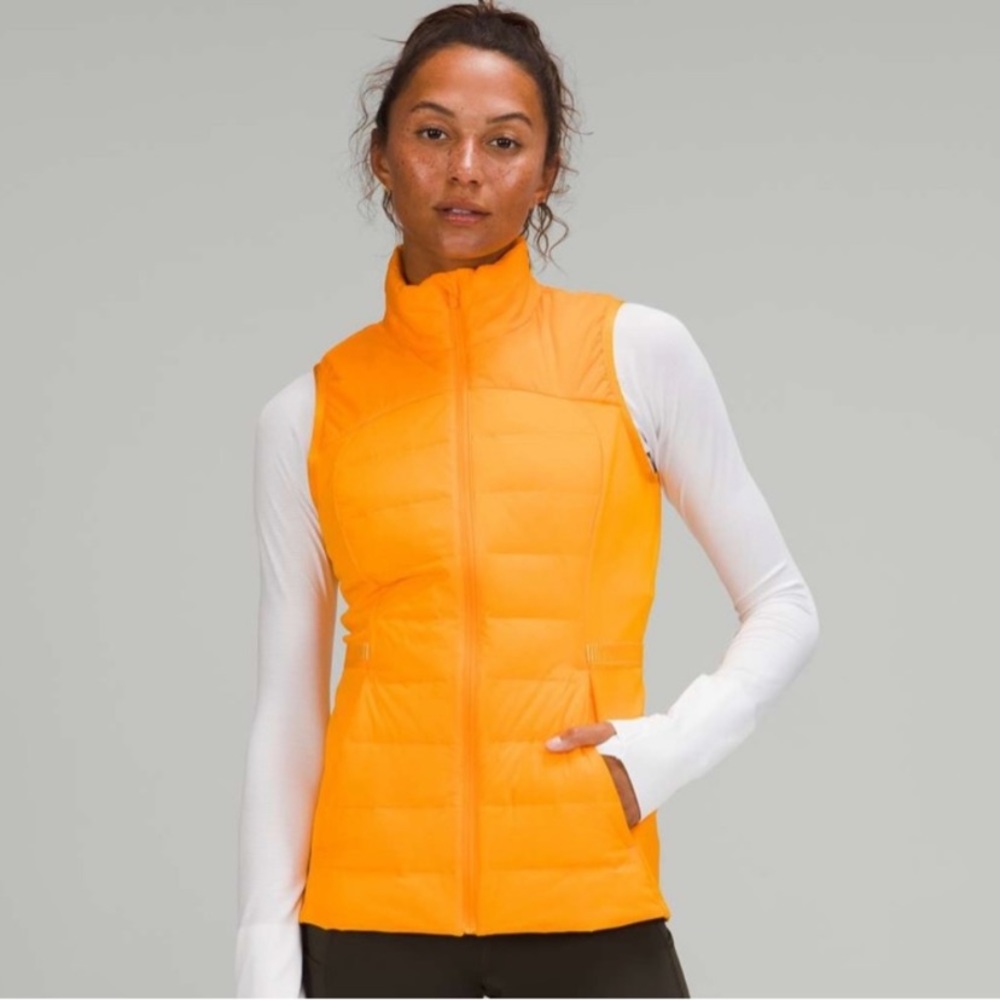 Lululemon light weight vest .size 10 .down filled .